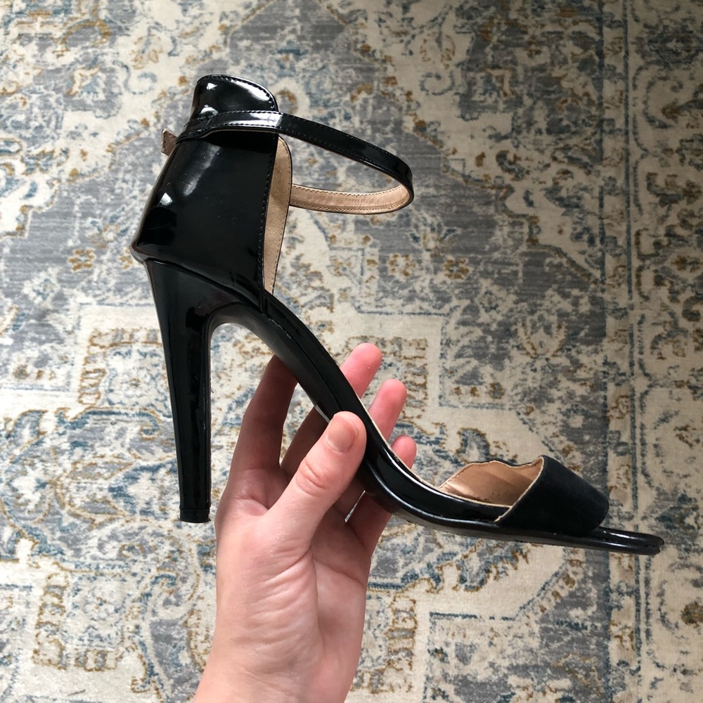 Strappy Black Heels